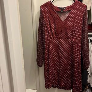 Scotch & Soda sheer sleeve dress